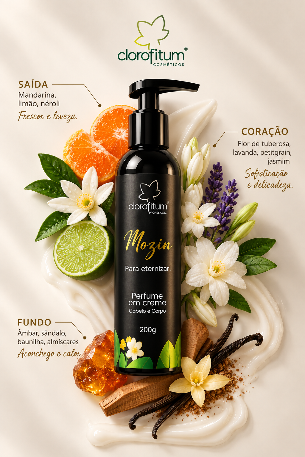 Notas olfativas Mozin Clorofitum